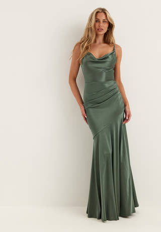 Goddiva Satin Cowl Neck Maxi Dress Ball gowns Goddiva Satin Cowl Neck Maxi Dress Ball gowns