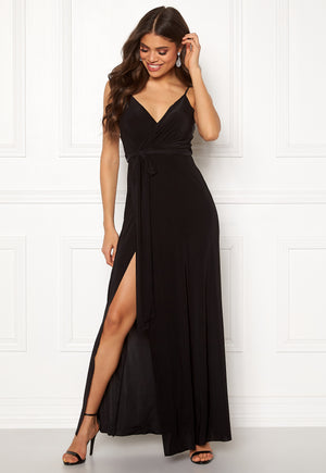 Wrap Front Maxi Dress