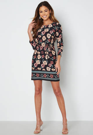 Blenda dress, with belt