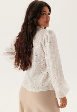 Broderie Anglaise-bluse