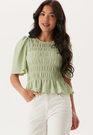 Butterfly Sleeve Smock Top