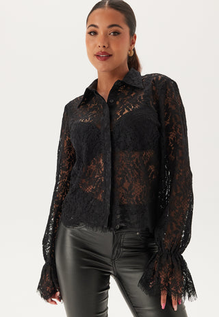 Buttoned Lace Shirt