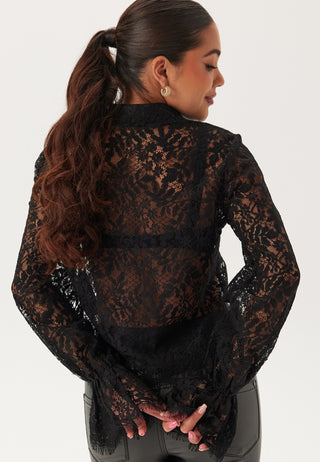 Buttoned Lace Shirt