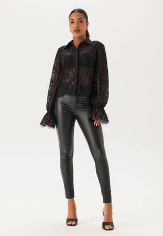 Buttoned Lace Shirt
