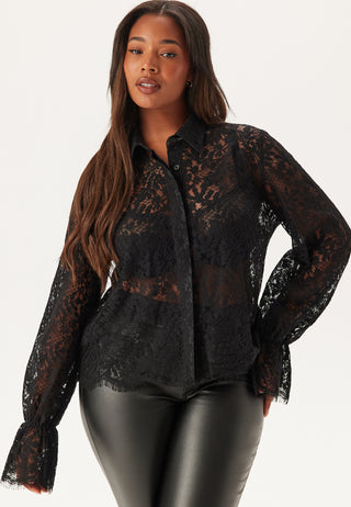 Buttoned Lace Shirt