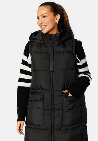 Chrissy Long Padded Vest