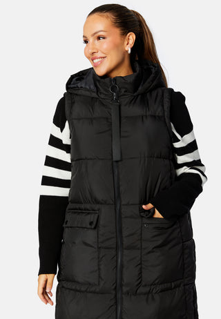 Chrissy Long Padded Vest