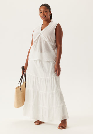 Cotton Dobby Dot Blouse