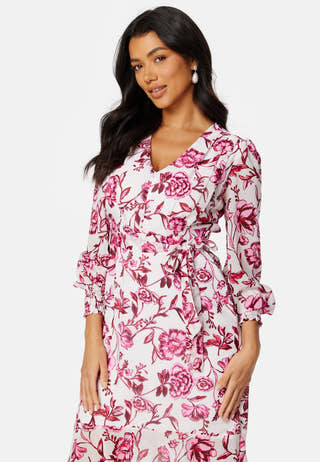 Danessa midi Puff Sleeve Dress