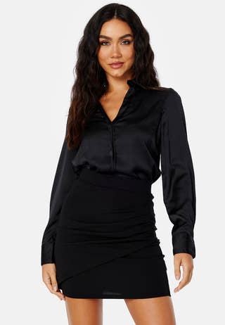 Elara satin shirt