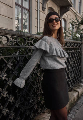 Flounce Sweater