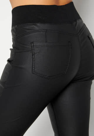 Freja push-up coated treggings