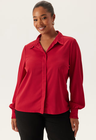 Frill skjortebluse