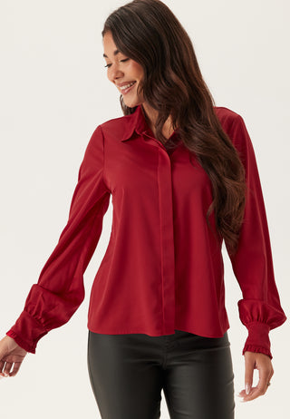 Frill skjortebluse