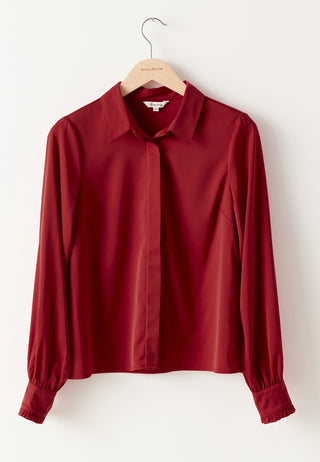 Frill skjortebluse