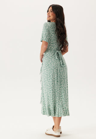 Frill S/S Wrap Dress