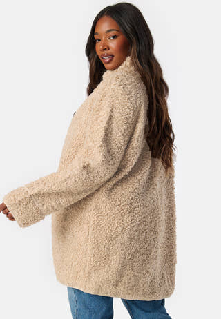 High Neck Teddy Jacket