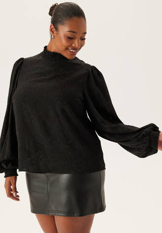 Jacquard Smock Blouse