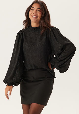 Jacquard Smock Blouse