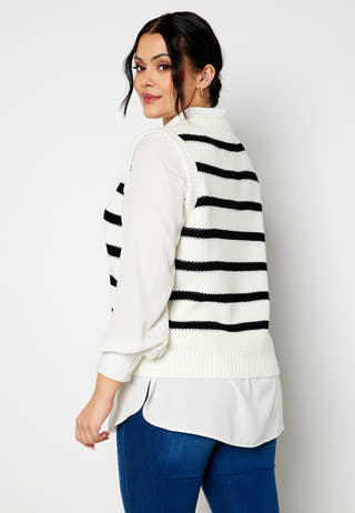 Jalessa knitted vest