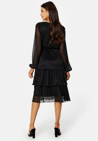 Jassie Pleated Sparkling Dress