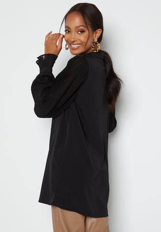Juliana pleated sleeve tunic
