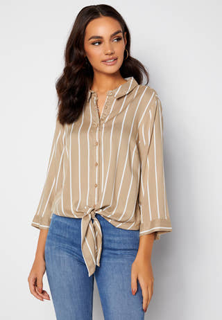 Juliette ss knot shirt