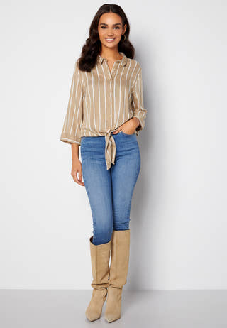 Juliette ss knot shirt