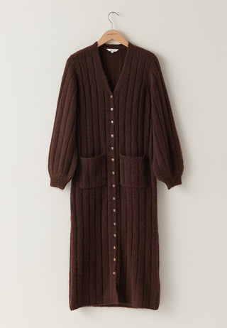 Strikket Cardigan Kjole