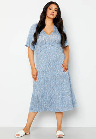 Flounce Jersey Dress