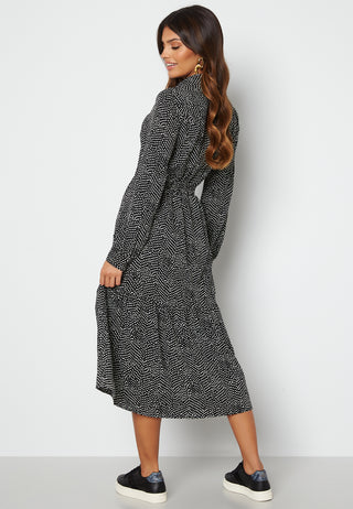 Laura puff sleeve dress