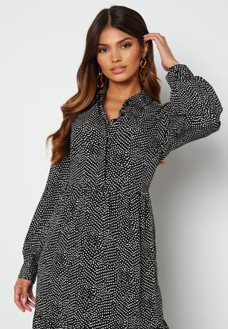 Laura puff sleeve dress