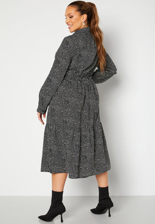 Laura puff sleeve dress