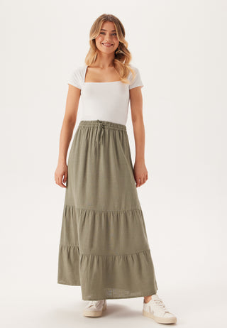 Linstoff Maxi-skjørt