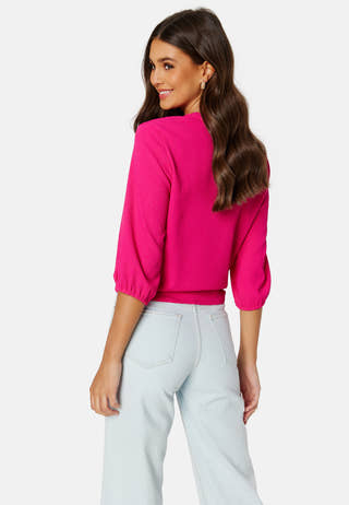 Linn ss knot blouse