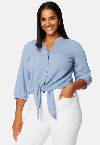 Linn ss knot blouse
