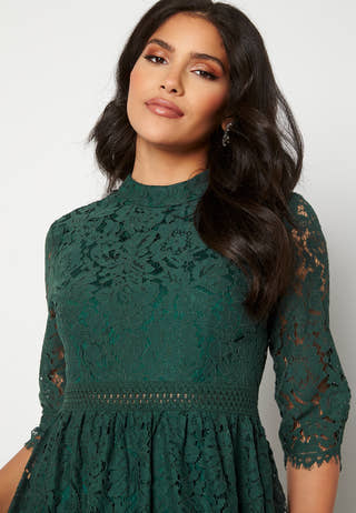 High Neck Lace Dress