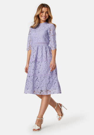 High Neck Lace Dress