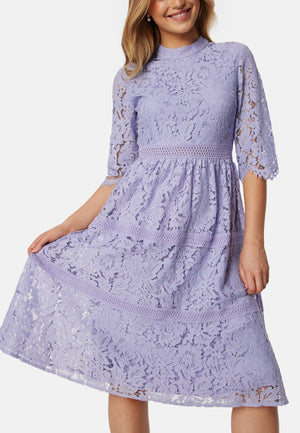 High Neck Lace Dress