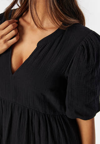 Maxi Cotton Gauze Dress