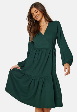 Structure Wrap Dress
