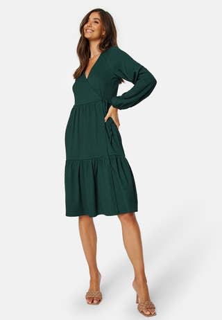 Structure Wrap Dress