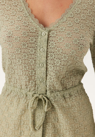 Peplum blondecardigan