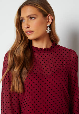 Portia dot dress