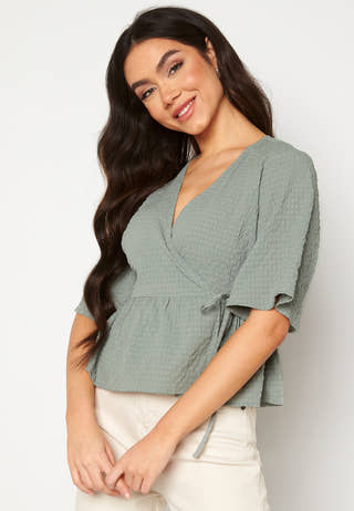 Ruth wrap blouse