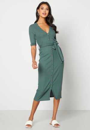 Sandie rib dress