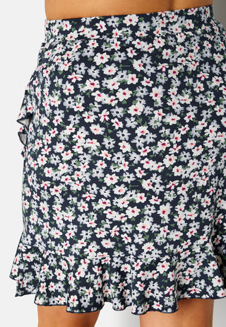 Sandy short frill skirt