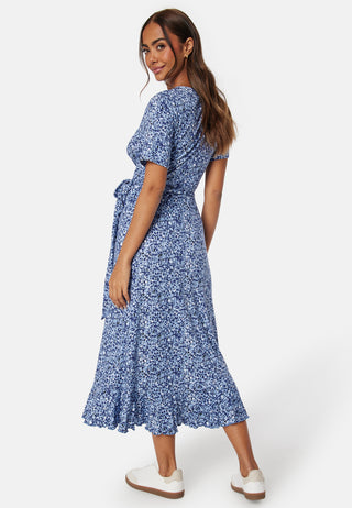 Frill S/S Wrap Dress