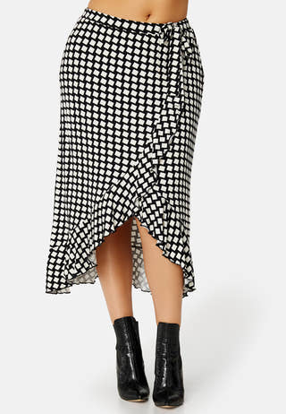 Frill Wrap Skirt