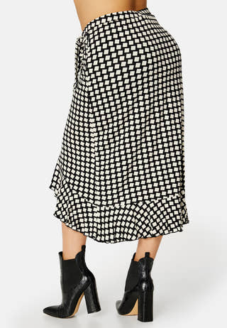 Frill Wrap Skirt